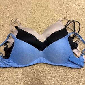 Aerie Sunnie Wireless Push Up Bras Size 32D